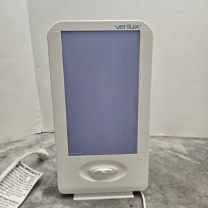 Verilux HappyLight VT15 Light Therapy Lamp White Comfort Lens Natural Spectrum